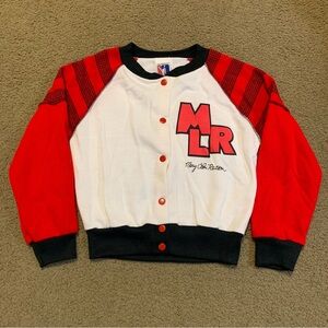 Vintage Mary Lou Retton Snap Up Sweatshirt 1980s Olympics Retro Gymnastics 6X